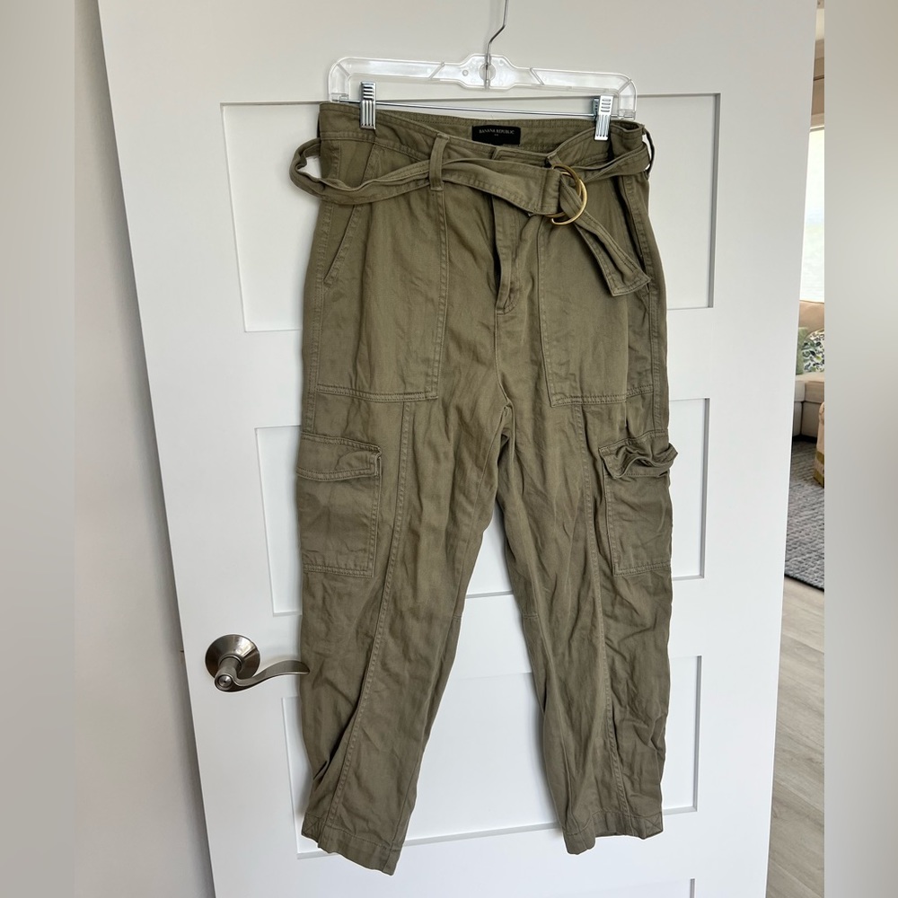 Banana Republic Olive green cargo pants